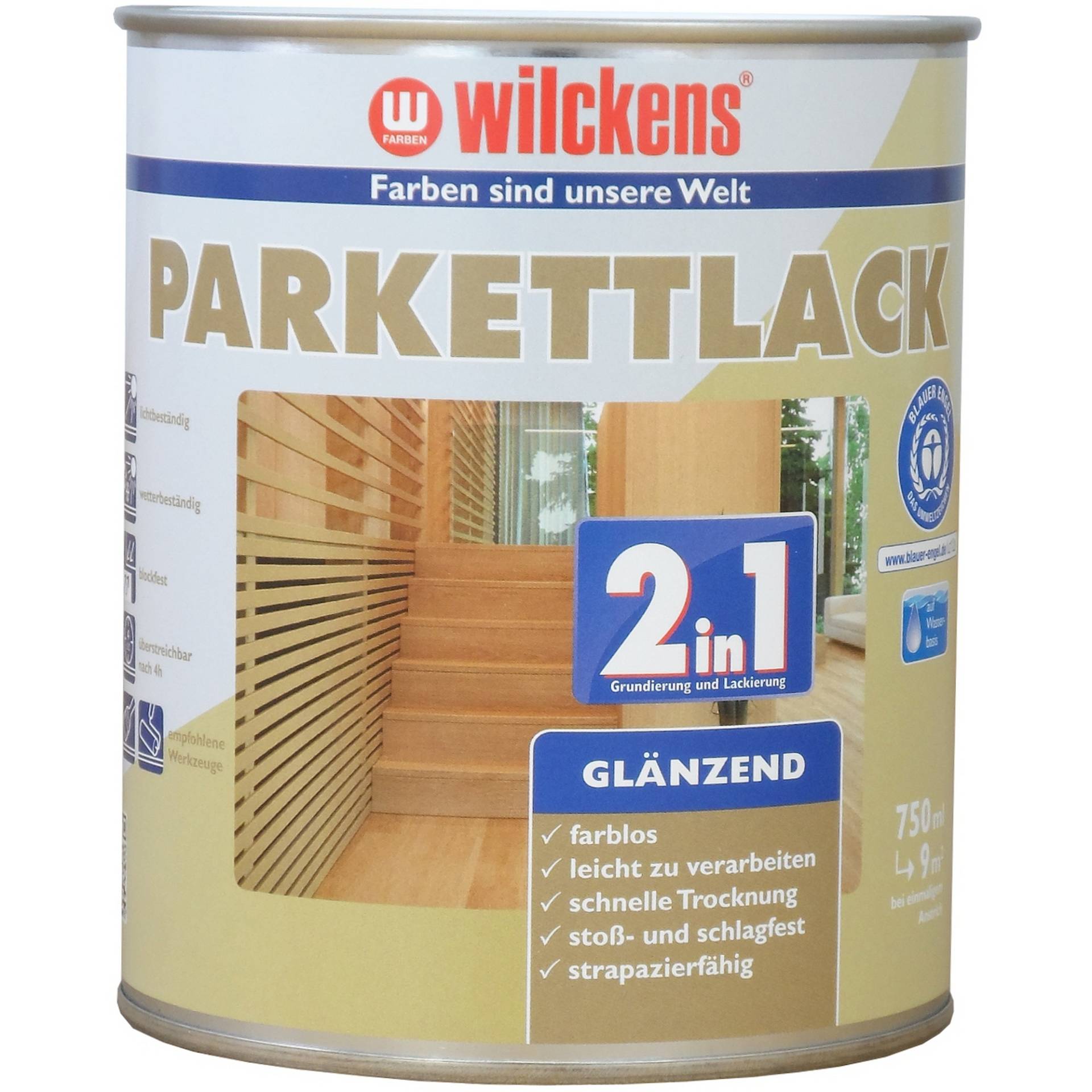 Wilckens Parkettlack transparent glänzend 750 ml Wilckens Parkettlack transparent glänzend 750 ml von Wilckens