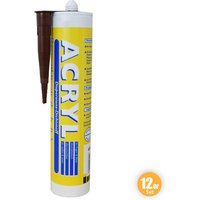 Acryl Fugendicht, Braun, 310 ml 12er Set von Wilckens Farben