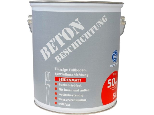 Betonbeschichtung 5 L rotbraun seidenmatt von Wilckens Farben