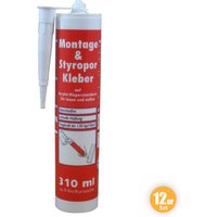 Montage & Styropor Kleber, 310 ml 12er Set Montage & Styropor Kleber, 310 ml 12er Set von Wilckens Farben