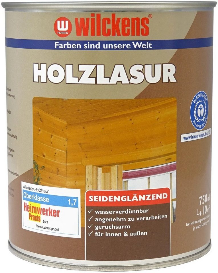 Wilckens Farben Holzschutzlasur Wilckens Holzlasur LF von Wilckens Farben