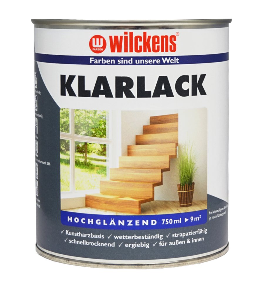 Wilckens Farben Klarlack 750ml Klarlack Hochglänzend farblos Wilckens Farben Klarlack 750ml Klarlack Hochglänzend farblos von Wilckens Farben