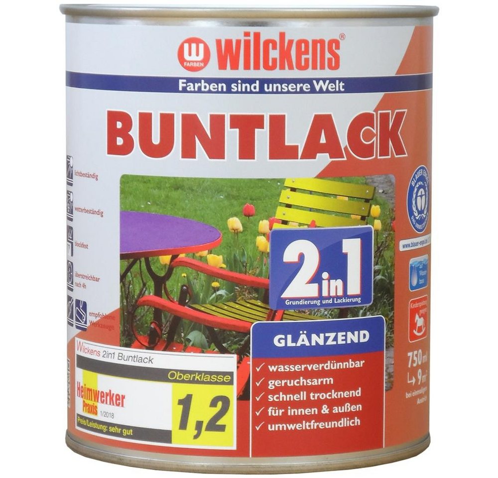 Wilckens Farben Kunstharzlack Buntlack 2in1 Lack, Hellelfenbein RAL 1015, glänzend, 750 ml Wilckens Farben Kunstharzlack Buntlack 2in1 Lack, Hellelfenbein RAL 1015, glänzend, 750 ml von Wilckens Farben