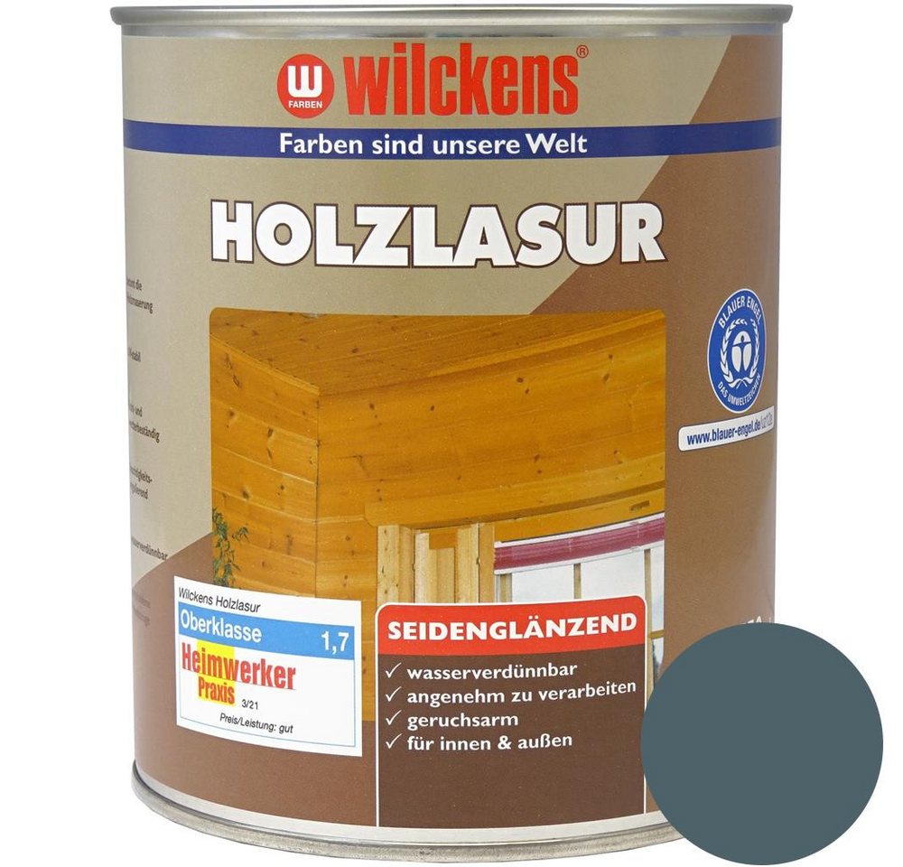 Wilckens Farben Lasur Holzlasur Anthrazitgrau seidenglänzend 750 ml Lasur Wilckens Farben Lasur Holzlasur Anthrazitgrau seidenglänzend 750 ml Lasur von Wilckens Farben