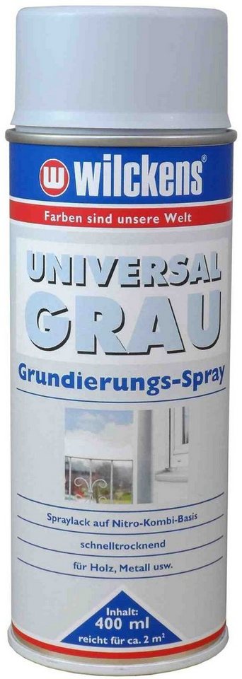 Wilckens Farben Sprühfarbe, Grundierungs-Spray grau 0,4l von Wilckens Farben