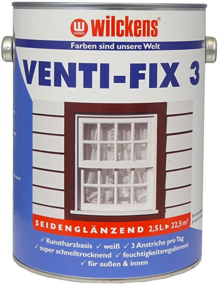 Wilckens Farben Strukturpaste 2,5 Liter Venti-Fix Fensterweiss RAL 9010 von Wilckens Farben