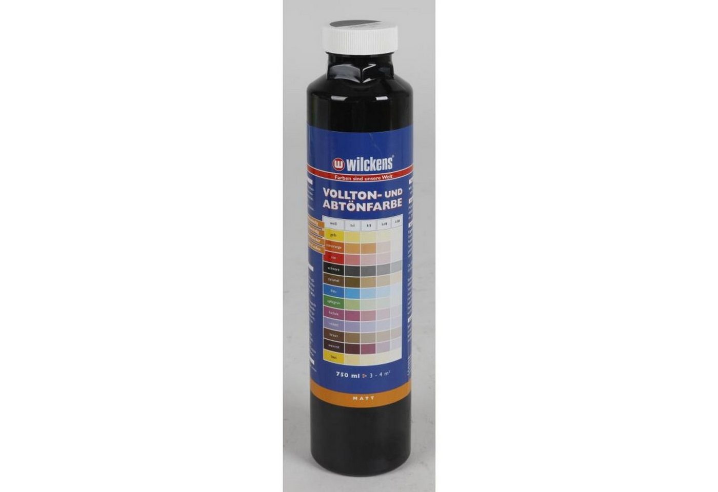 Wilckens Farben Vollton- und Abtönfarbe 10x Abtönfarben 0,75L Schwarz Braun Vollton Paste Anstriche von Wilckens Farben