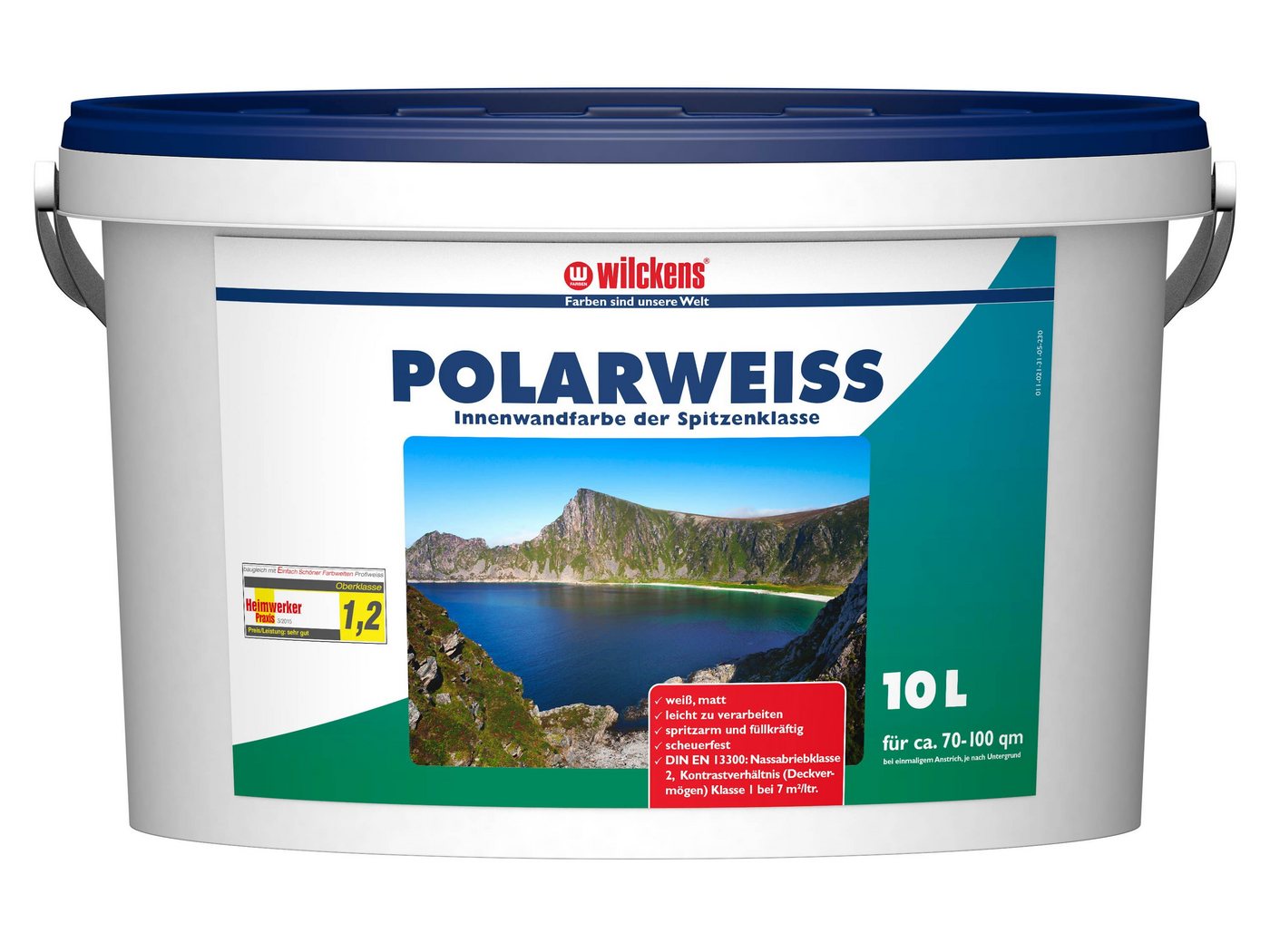 Wilckens Farben Wand- und Deckenfarbe 10 Liter Polarweiß von Wilckens Farben