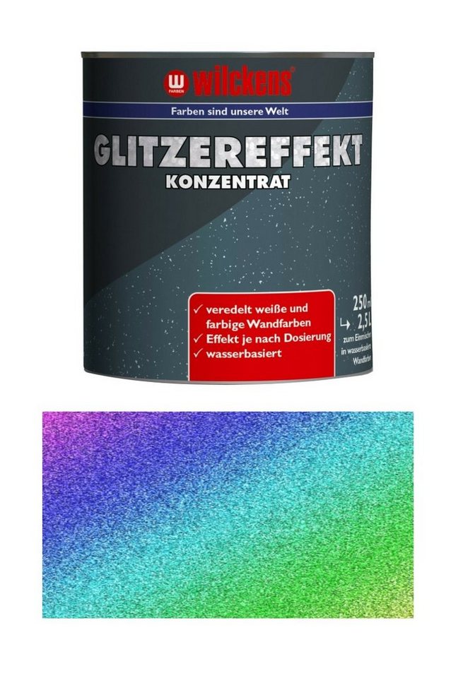 Wilckens Farben Wand- und Deckenfarbe Glitzereffekt Konzentrat 250 ml Regenbogen Wilckens Farben Wand- und Deckenfarbe Glitzereffekt Konzentrat 250 ml Regenbogen von Wilckens Farben