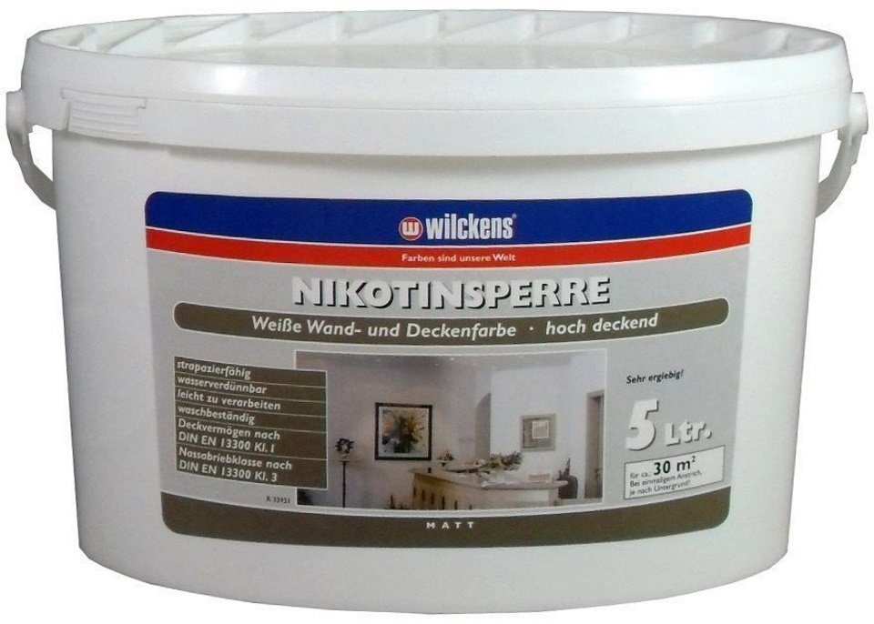 Wilckens Farben Wand- und Deckenfarbe Nikotinsperre 5 Liter von Wilckens Farben