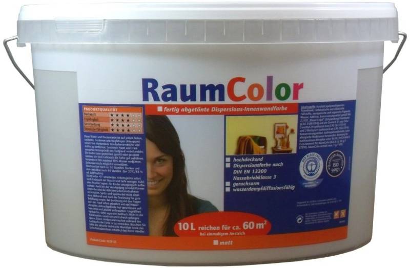 Wilckens Farben Wandfarbe Wilckens Raumcolor 10 L samtgrau matt von Wilckens Farben