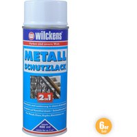 Wilckens Metall-Schutzlack Spray 2in1 Weiß 6er Set von Wilckens Farben