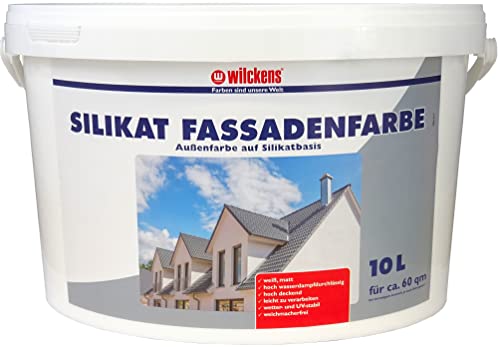 Wilckens Silikat Fassadenfarbe matt, 10 l, Weiß von Wilckens