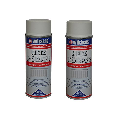 2 x 400ml Wilckens Spraydose Heizkörper Lackspray reinweiss seidenmatt Alkydharzlack 100ml/1,50€ 2 x 400ml Wilckens Spraydose Heizkörper Lackspray reinweiss seidenmatt Alkydharzlack 100ml/1,50€ von Wilckens