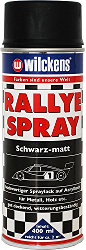 2 x Wilckens Rallye Spray für innen Schwarz matt bis glänzend 800 ml, Glanzgrad:glänzend, Wilckens:Schwarz von Wilckens