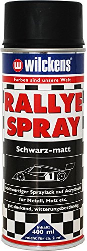 2 x Wilckens Rallye Spray für innen Schwarz matt bis glänzend 800 ml, Glanzgrad:matt, Wilckens:Schwarz von Wilckens