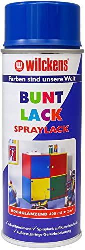 Wilckens Spraylack Buntlack Hochglanz, 400 ml, RAL 5010 Enzianblau von Wilckens