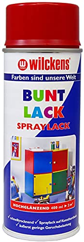 Wilckens Spraylack Buntlack Hochglanz, 400 ml, RAL 3003 Rubinrot von Wilckens