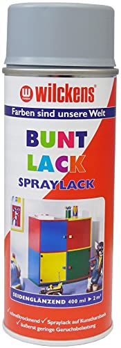 Wilckens Spraylack Buntlack Seidenglanz, 400 ml, RAL 7001 Silbergrau von Wilckens