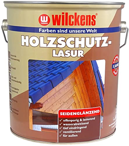 Wilckens Holzschutzlasur für Außen, 5 l, Mahagoni von Wilckens