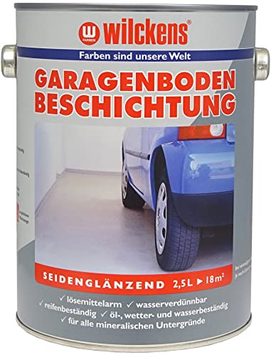 Wilckens Garagenboden-Beschichtung, 2,5 l, RAL 7032 Kieselgrau von Wilckens