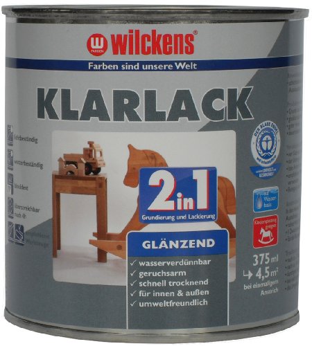 Wilckens 2in1 Klarlack glänzend, 375 ml, farblos von Wilckens