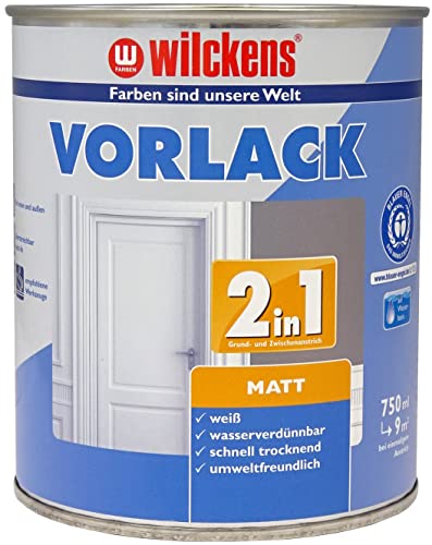 Wilckens 2in1 Vorlack matt, 750 ml, Weiß von Wilckens