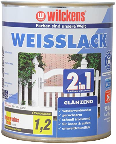 Wilckens 2in1 Weisslack glänzend, 750 ml von Wilckens