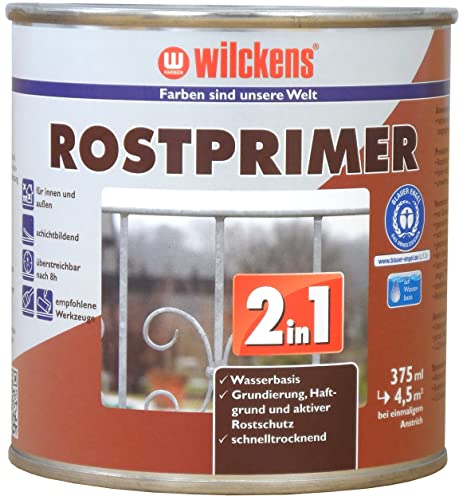 Wilckens 2in1 Rostprimer, 375 ml, Rotbraun von Wilckens