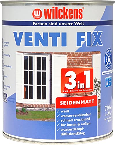 Wilckens 3in1 Venti Fix seidenmatt, 750 ml, Weiß von Wilckens