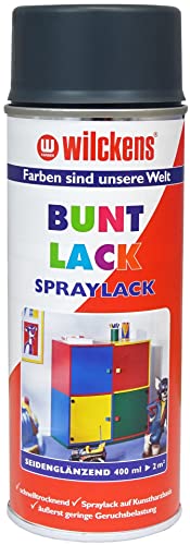 Wilckens Spraylack Buntlack Seidenglanz, 400 ml, RAL 7016 Anthrazitgrau von Wilckens