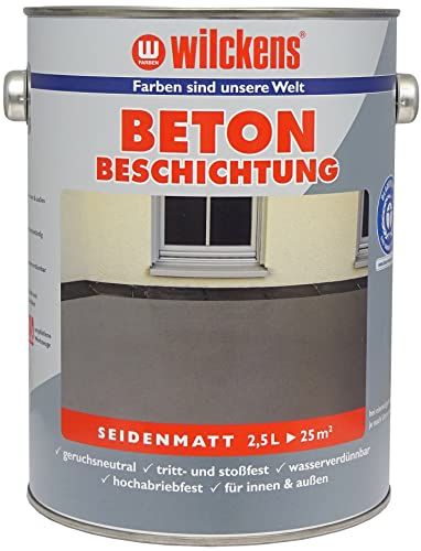 Wilckens Betonbeschichtung LF, 2,5 l, RAL 7032 Kieselgrau von Wilckens