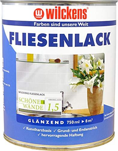Wilckens Fliesenlack 750ml, Farbe:krem weiß Wilckens Fliesenlack 750ml, Farbe:krem weiß von Wilckens
