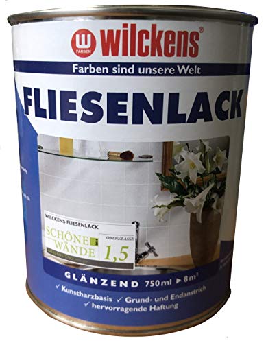 Wilckens Fliesenlack Anthrazitgrau glänzend 750 ml von Wilckens