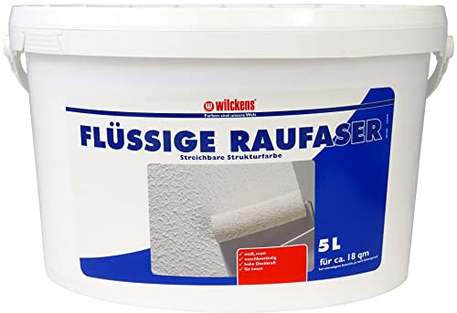 Wilckens Flüssige Raufaser matt, 5 l, Weiß von Wilckens