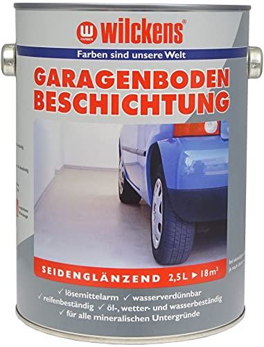 Wilckens Garagenboden-Beschichtung, 2,5 l, RAL 7001 Silbergrau von Wilckens