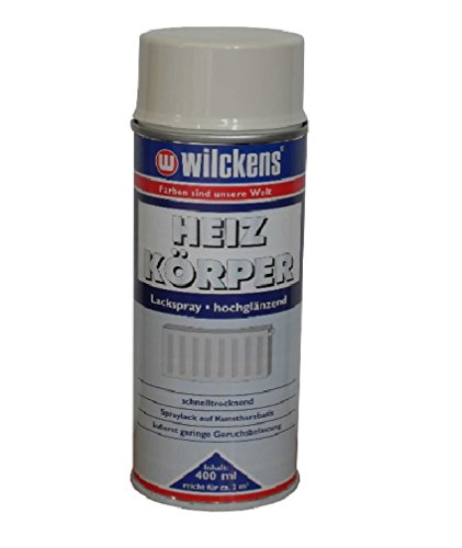 Wilckens Heizkörperlack Heizkörper Spray Lack hochglänzend vergilbungsbeständig 400ml von Wilckens