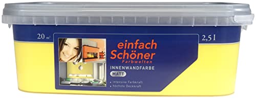 Wilckens Innenwandfarbe matt, 2,5 l, Sonnig Gelb von Wilckens