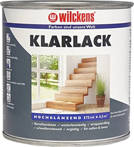 Wilckens Kunstharz Klarlack hochglänzend, 375 ml, farblos von Wilckens