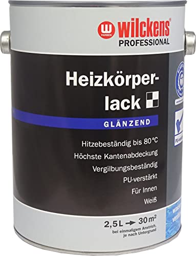 Wilckens Professional Heizkörperlack glänzend, 2,5 l, Weiß von Wilckens