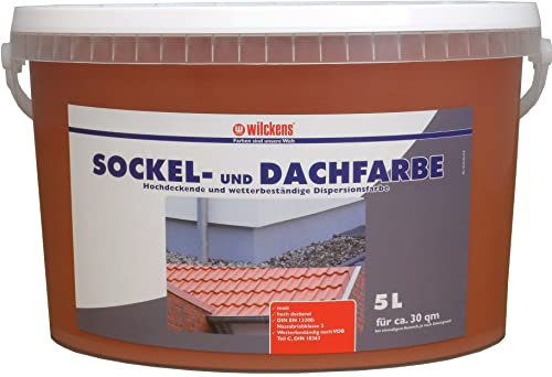 Wilckens Sockel- und Dachfarbe matt, 5 l, Ziegelrot von Wilckens