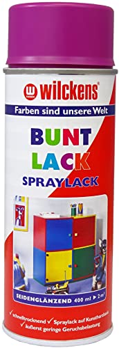 Wilckens Spraylack Buntlack Seidenglanz, 400 ml, RAL 4006 Verkehrspurpur von Wilckens