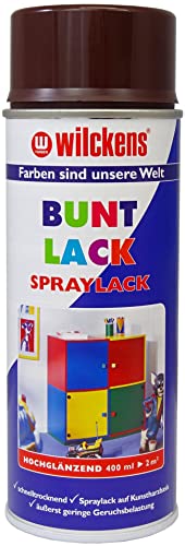 Wilckens Spraylack Buntlack Hochglanz, 400 ml, RAL 8017 Schokoladenbraun von Wilckens