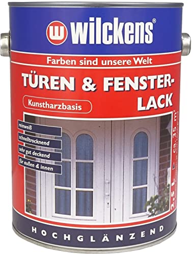Wilckens Türen- & Fensterlack, 2,5 l, Weiß von Wilckens