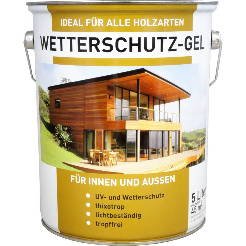 Wilckens Wetterschutz-Gel nussbaumfarben 5 l von Wilckens