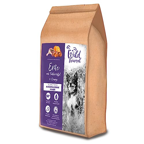 Wild Animal - Premium Hundefutter - Ente mit Süßkartoffel & Orange, Trockenfutter, getreidefrei, 1er Pack (1 x 12kg) von WildAnimal