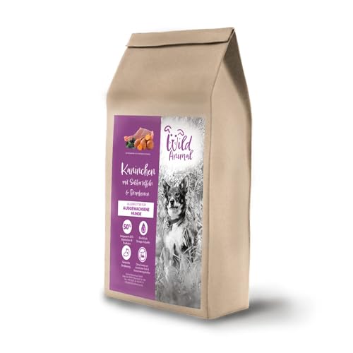 Wild Animal - Premium Hundefutter - Kaninchen mit Süßkartoffeln & Brombeeren, Trockenfutter, getreidefrei, 1er Pack (1 x 12kg) von WildAnimal