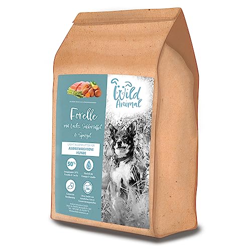 Wild Animal Light - Premium Hundefutter - Forelle mit Lachs, Süßkartoffel & Spargel, Trockenfutter, getreidefrei, 1er Pack (1 x 2kg) von WildAnimal