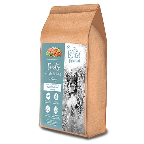 Wild Animal Light - Premium Hundefutter - Forelle mit Lachs, Süßkartoffel & Spargel, Trockenfutter, getreidefrei, 1er Pack (1 x 6kg) von WildAnimal