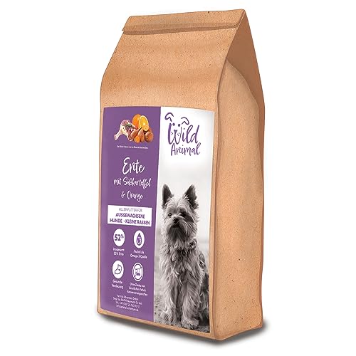 Wild Animal Mini - Premium Hundefutter - Ente mit Süßkartoffel & Orange, Trockenfutter, getreidefrei, 1er Pack (1 x 6kg) von WildAnimal